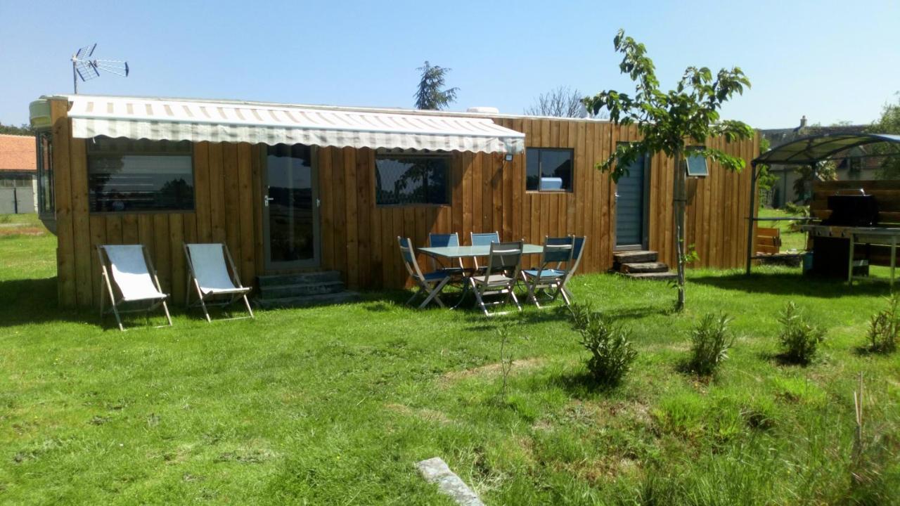 Mobil Home Vintage A La Ferme Des Buttons Rosnay  Luaran gambar